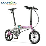 Dahon大行K3FM嗷大喵情侣迷你14寸超轻小轮折叠自行车