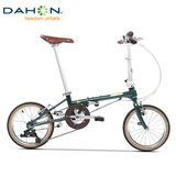 HAC653-dahon大行16英寸铬钼钢5变速折叠自行车成人男女式学生复古单车D5