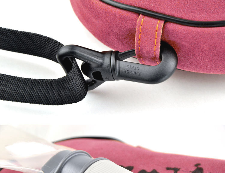 复古户外仿羊皮水袋